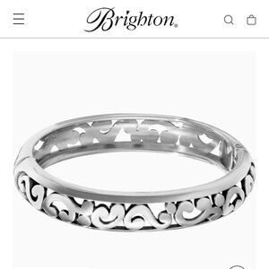Brighton Contempo Medium Hinged Bangle🖤 NWOT